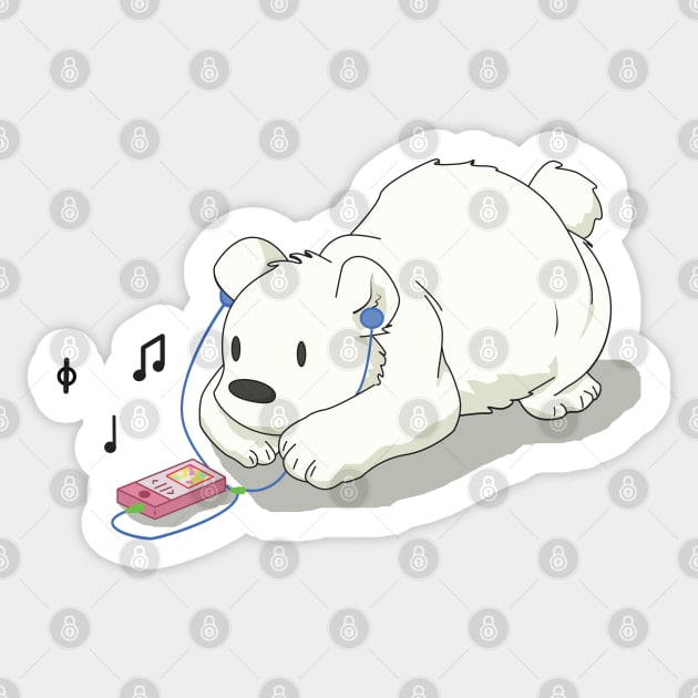 Polar Beats Sticker by CloudWalkerDesigns